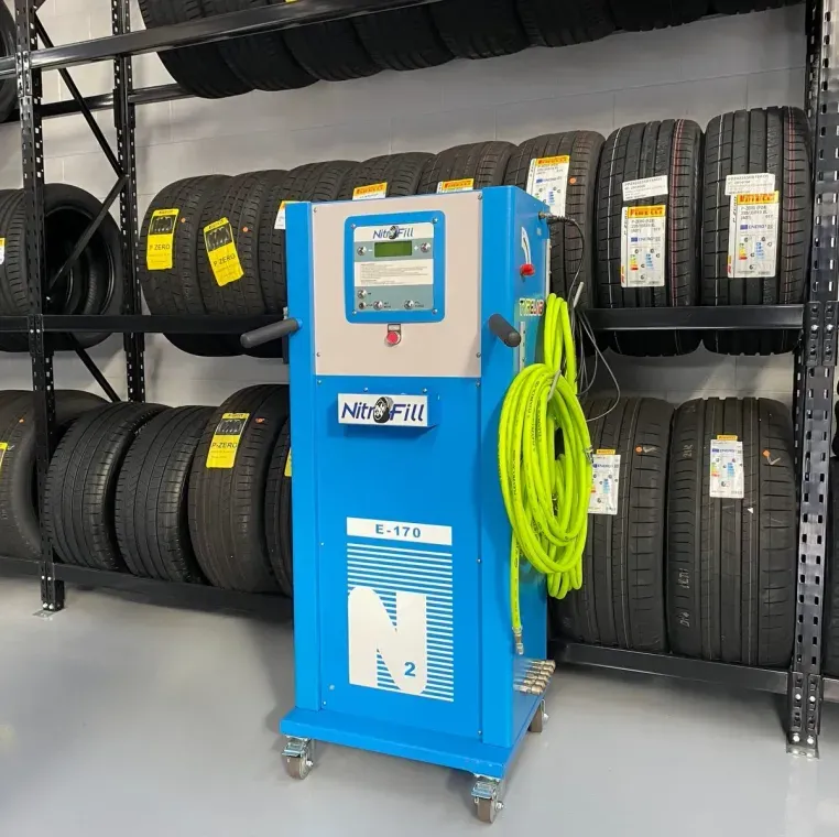 Tyre Lab's nitrogen inflation station